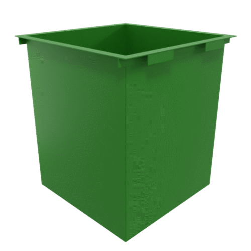 Мусорный бак ТБО 0.75м³ — 900х900х1100